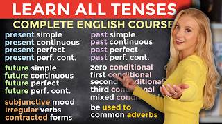 Learn ALL Tenses in English The Complete Course [upl. by Zurek]