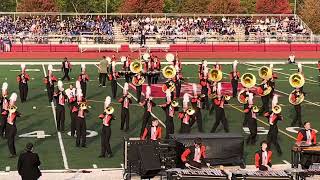 Minooka marching Indians at NCHS competition [upl. by Lock]