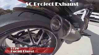 Top 7 Full Exhaust Sound Ducati Diavel  Akrapovic SCProject Arrow Termignoni [upl. by Leilamag]