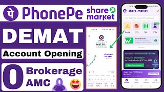 PhonePe ShareMarket Account Opening Process  Share Market App by PhonePe Review  Zero Brokerage [upl. by Arno]