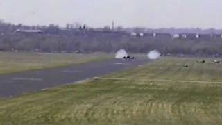 SR71 landing at AF Museum Dayton OH2wmv [upl. by Rillings537]