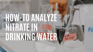 Howto analyze nitrate in a drinking water sample [upl. by Annaehs]