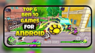 Top 6 ben 10 games for android  PPSSPP  Dolphin  psp gamer [upl. by Aliuqahs]