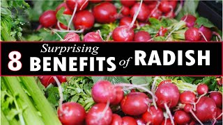 8 Surprising HEALTH Benefits of RADISH [upl. by Elyrehc]