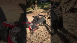 Craftsman 1450 wood chipper [upl. by Iggam746]