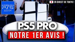 PS5 PRO  On a pu voir la console et du gameplay a Tokyo  💥Nos impressions préliminaires [upl. by Heshum77]