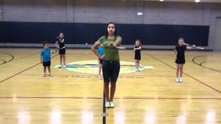 basic skills for baton twirling [upl. by Ermin]