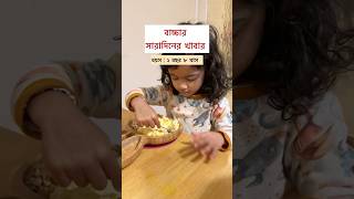 What my toddler eats in a day bangladeshivlogger toddlermealideas whatmykidseatinaday [upl. by Alfred]