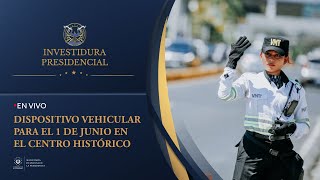 Dispositivo vehicular para el 1 de junio en el Centro Histórico [upl. by Thirza229]