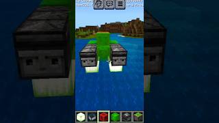 Minecraft😱Logic🤔on🤣Water Car💦shorts minecraft viral [upl. by Atsirhc]