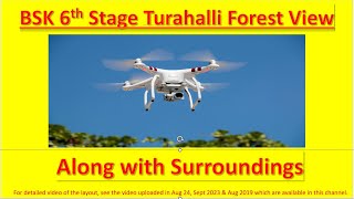 Drone View BSK 6th Stg and Turahalli Forest Captured in Flight [upl. by Anirehtac55]