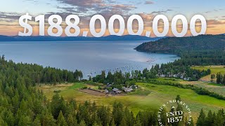 188 Million Shakespeare Ranch Inside Lake Tahoe’s Most Exclusive Legacy Property [upl. by Nylave568]