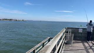 The fishing pier at Captree State Park [upl. by Idnib]