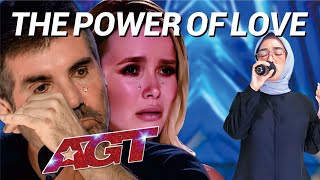 GOLDEN BUZZER Simon Cowell Has a Very Rare Emotional Moment AGT 2024 [upl. by Ynnattirb507]