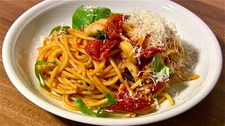 Spaghetti mit Tomatensauce aus CocktailtomatenTomatensoßePasta Sauce [upl. by Gayleen847]