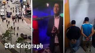 How the Ecuador TV station attack unfolded [upl. by Santini184]