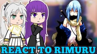 Frieren  beyond journeys end react to Rimuru tempest AU  GCRV  Tensura full version [upl. by Wexler]