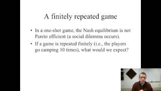 Game Theory Repeated Games finitely repeated [upl. by Alliuqal]