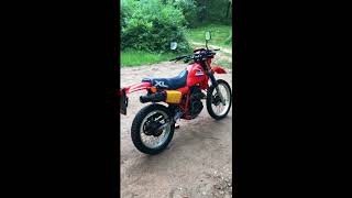 1985 Honda XL350r Vintage enduro [upl. by Durware]