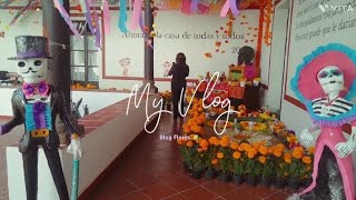 Decoración de Ofrenda en el Centro Cultural Atlacomulco Estado de México 🇲🇽 [upl. by Ala]