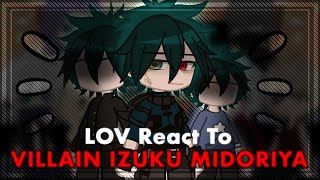 Villains react to Villain Deku  MHA  LOV  ANGST [upl. by Joann908]