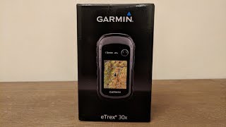 Garmin eTrex 30x unboxing  Bikepacking GPS [upl. by Dominik]