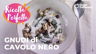 GNUDI di CAVOLO NERO con FUNGHI e FONDUTA di PARMIGIANO  RICETTA IRRESISTIBILE✨💚🌿 [upl. by Aletse]