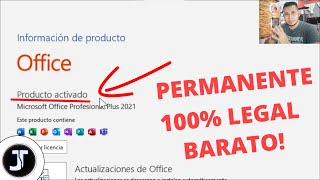 Cómo Obtener Microsoft Office 2021 Profesional con Licencia OEM de Por Vida  100 Legal y Original [upl. by Ainessej]