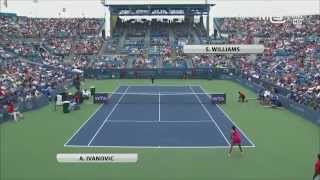 Serena Williams vs Ana Ivanovic Cincinnati Open 2014 Finale highlights HD [upl. by Auqenwahs]