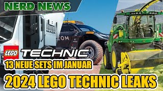 13 neue Sets GROSSER LEGO Technic Leak 2024 [upl. by Adlanor864]