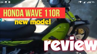 Honda wave 110r new model 2018 complete review [upl. by Akimert759]