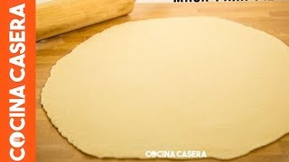 Masa de Pizza fácil y rápida [upl. by Noirad]