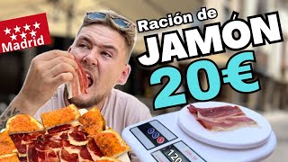 20€ Ración de JAMÓN en MadridAlcalá de Henares [upl. by Trask]