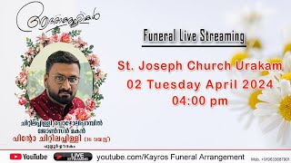 Pinto Johnson Chittilappilly 36  Funeral Ceremony Live [upl. by Mitman287]