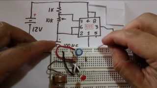 ✅ Circuito LED intermitente con 555 [upl. by Mariel]