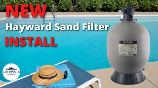 Hayward Pro Series Sand Filter Installation  How to Install a Swimming Pool Sand Filter [upl. by Berglund]