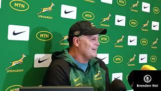 SPRINGBOKS Rassie Erasmus on why JanHendrik Wessels is with the Bok squad [upl. by Anaela]