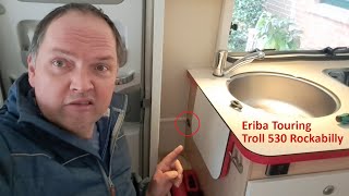 Möbelverbinder während der Fahrt gebrochen im ERIBA Touring Troll 530 Rockabilly [upl. by Raynah]