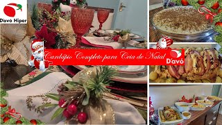 CEIA COMPLETA DE NATAL PARA SERVIR 8 PESSOAS MUITA COMIDA😱  MESA POSTA PARA CEIA  SIMONE SALDANHA [upl. by Coral622]