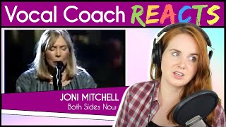 Vocal Coach reacts to Joni Mitchell  Both Sides Now Live [upl. by Ellek]