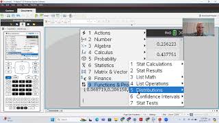 Stats Binomial Distribution on TI nSpire [upl. by Dagney384]