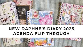 NEW DAPHNES DIARY 2025 AGENDA FLIP THROUGH plannercommunity inspiration [upl. by Ikceb]