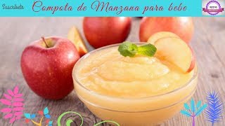 Compota de Manzana para Bebes  Recetas Infantiles [upl. by Zandt]