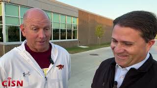 CISN Football Coach Interview Ankeny Head Coach Jeff Bauer 24 Week 6 [upl. by Oilejor]