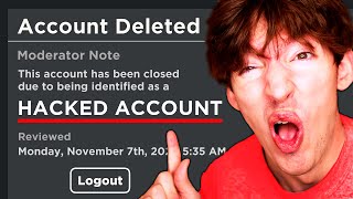 My Roblox account was permanently banned [upl. by Egbert]