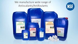 NSF CERTIFIED FOOD GRADE RO ANTISCALANTS [upl. by Nymsaj144]