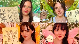 ASMR 25 HRS Fairy ASMR  Desigining Your Fairy Wings Fairy House and Wardrobe Wooden Makeup 🧚 [upl. by Okiron262]