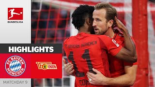 Kane cant stop scoring  FC Bayern München  1 FC Union Berlin  Highlights  MD 9 – Bundesliga [upl. by Tama]