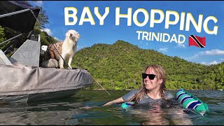 Tour the tropical Trinidad coast by boat to SCOTLAND BAY  Trinidad amp Tobago Caribbean [upl. by Bullard94]