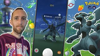 ✨ ZEKROM SHINY DANS LES RAIDS  DU RAID JUSTE POUR LES BONBONS  100 OU SHINY   Pokémon GO [upl. by Inaej]